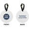 Logo Circle Luggage Tag (Front + Back)