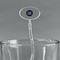 Logo Clear Plastic 7" Stir Stick - Oval - Main