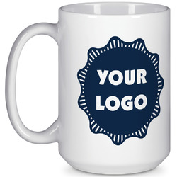 Logo 15 oz Coffee Mug - White