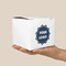 Logo Cube Favor Gift Box - Scale View