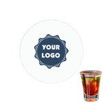 Logo Printed Drink Topper - 1.5"