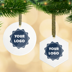 Logo Flat Glass Ornament