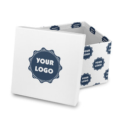 Logo Gift Box with Lid - Canvas Wrapped
