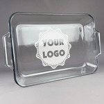 Logo Glass Baking and Cake Dish