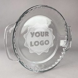 Logo Glass Pie Dish - 9.5in Round