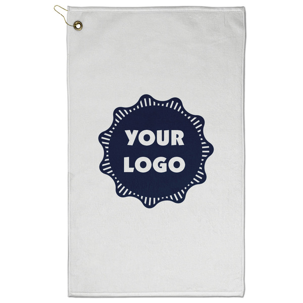 Custom Logo Golf Towel - Poly-Cotton Blend