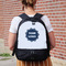 Logo Large Backpack - Black - On Back