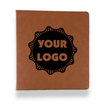 Logo Leather Binder - 1" - Rawhide