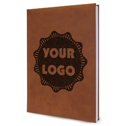 Logo Leatherette Journal - Large - Single-Sided