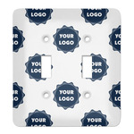 Logo Light Switch Cover - 2 Toggle Plate