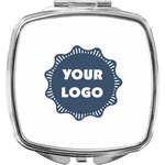 Logo Compact Makeup Mirror