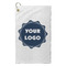 Logo Microfiber Golf Towels - Small - FRONT