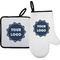 Logo Neoprene Oven Mitt and Pot Holder Set