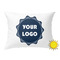 Logo Outdoor Throw Pillow (Rectangular - 20x14)