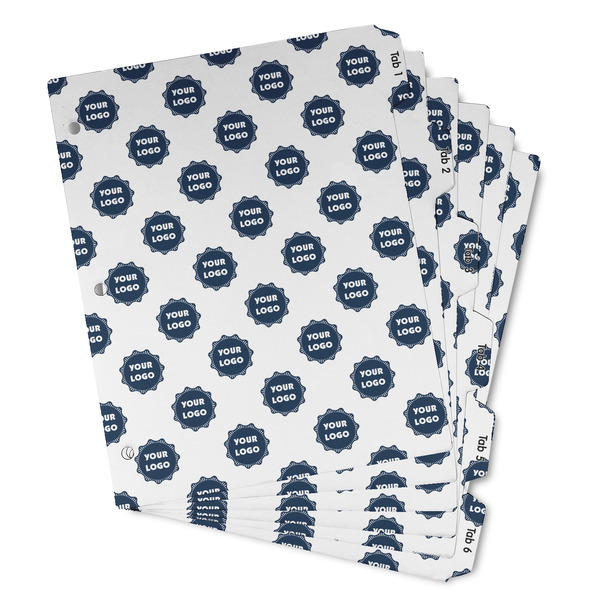 Custom Logo Binder Tab Dividers - Set of 6