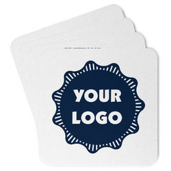 Logo Square Paper Coasters