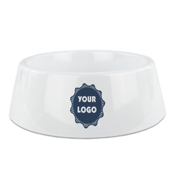 Logo Plastic Dog Bowl - Medium