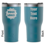 Logo RTIC Tumbler - Dark Teal - Laser Engraved - Double-Sided