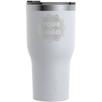 Logo RTIC Tumbler - White - Laser Engraved - Single-Sided