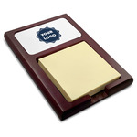 Logo Red Mahogany Sticky Note Holder