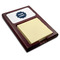 Logo Red Mahogany Sticky Note Holder - Angle