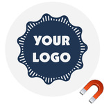 Logo Round Car Magnet - 10"