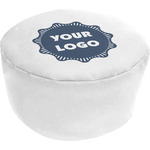 Logo Round Pouf Ottoman