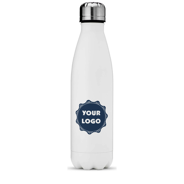 Custom Logo Water Bottle - 17 oz - Stainless Steel - Full Color Printing