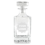 Logo Whiskey Decanter - 26 oz Square