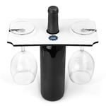 Logo Wine Bottle & Glass Holder