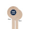 Logo Wooden 7.5" Stir Stick - Round - Single Sided - Front & Back