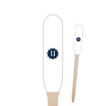 Logo Paddle Wooden Food Picks - Single-Sided