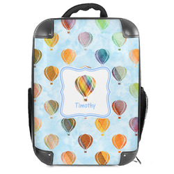 Watercolor Hot Air Balloons 18" Hard Shell Backpack (Personalized)