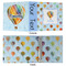 Watercolor Hot Air Balloons 3 Ring Binders - Full Wrap - 2" - APPROVAL