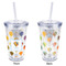 Watercolor Hot Air Balloons Acrylic Tumbler - Full Print - Approval