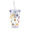 Watercolor Hot Air Balloons Acrylic Tumbler - Full Print - Front/Main