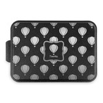 Watercolor Hot Air Balloons Aluminum Baking Pan with Black Lid (Personalized)