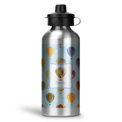 Watercolor Hot Air Balloons Water Bottle - Aluminum - 20 oz (Personalized)