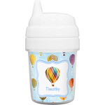 Watercolor Hot Air Balloons Baby Sippy Cup (Personalized)