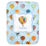 Watercolor Hot Air Balloons Baby Swaddling Blanket (Personalized)