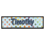 Watercolor Hot Air Balloons Bar Mat - Large (Personalized)