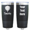 Watercolor Hot Air Balloons Black Polar Camel Tumbler - 20oz - Double Sided  - Approval