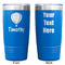 Watercolor Hot Air Balloons Blue Polar Camel Tumbler - 20oz - Double Sided - Approval