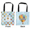 Watercolor Hot Air Balloons Car Bag - Apvl