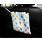 Watercolor Hot Air Balloons Car Bag - In Use