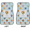 Watercolor Hot Air Balloons Car Mat Front - Approval