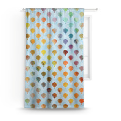 Watercolor Hot Air Balloons Curtain Panel - Custom Size