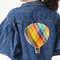 Watercolor Hot Air Balloons Custom Shape Iron On Patches - XXXL - MAIN