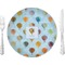 Watercolor Hot Air Balloons Dinner Plate