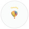 Watercolor Hot Air Balloons Drink Topper - XSmall - Single